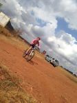 A rider enjoying the MTB routes in the Cradle